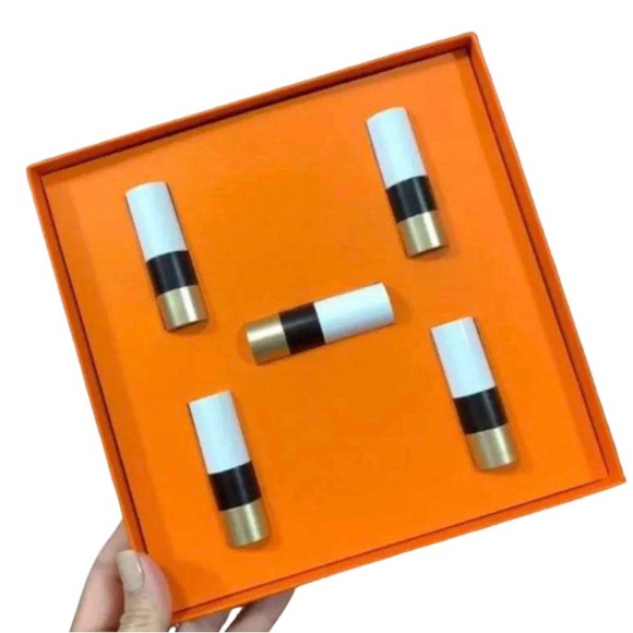 Hermes Lipstick Set - Red and Pink Shades Travel Size - Picture 3 of 10